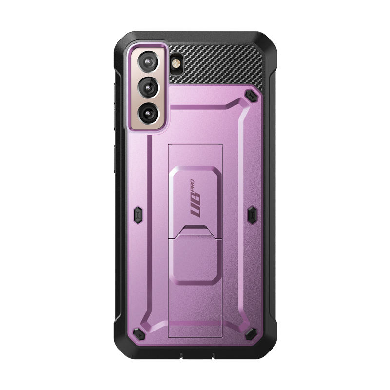Coque robuste Unicorn Beetle Pro pour Galaxy S21 Plus - Violet métallisé