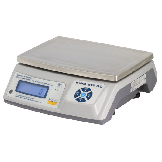 Balance numérique électronique, capacité de 12 lb / 6 kg, graduations de 0,002 kg / 2 g / 0,005 lb / 0,1 oz