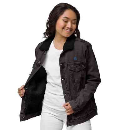 Veste en denim sherpa unisexe