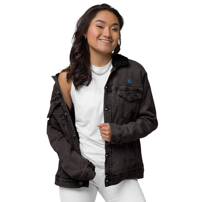 Veste en denim sherpa unisexe
