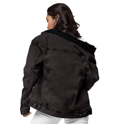 Veste en denim sherpa unisexe