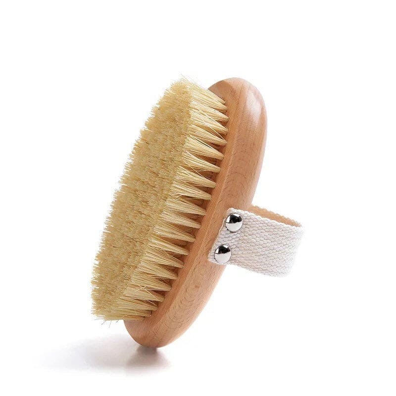 Brosse sèche pour le corps en sisal naturel zéro déchet