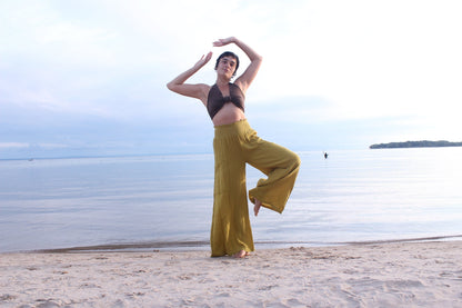 Relaxed Fit Flowing Lounge Pants - www.Shopthatapp.com