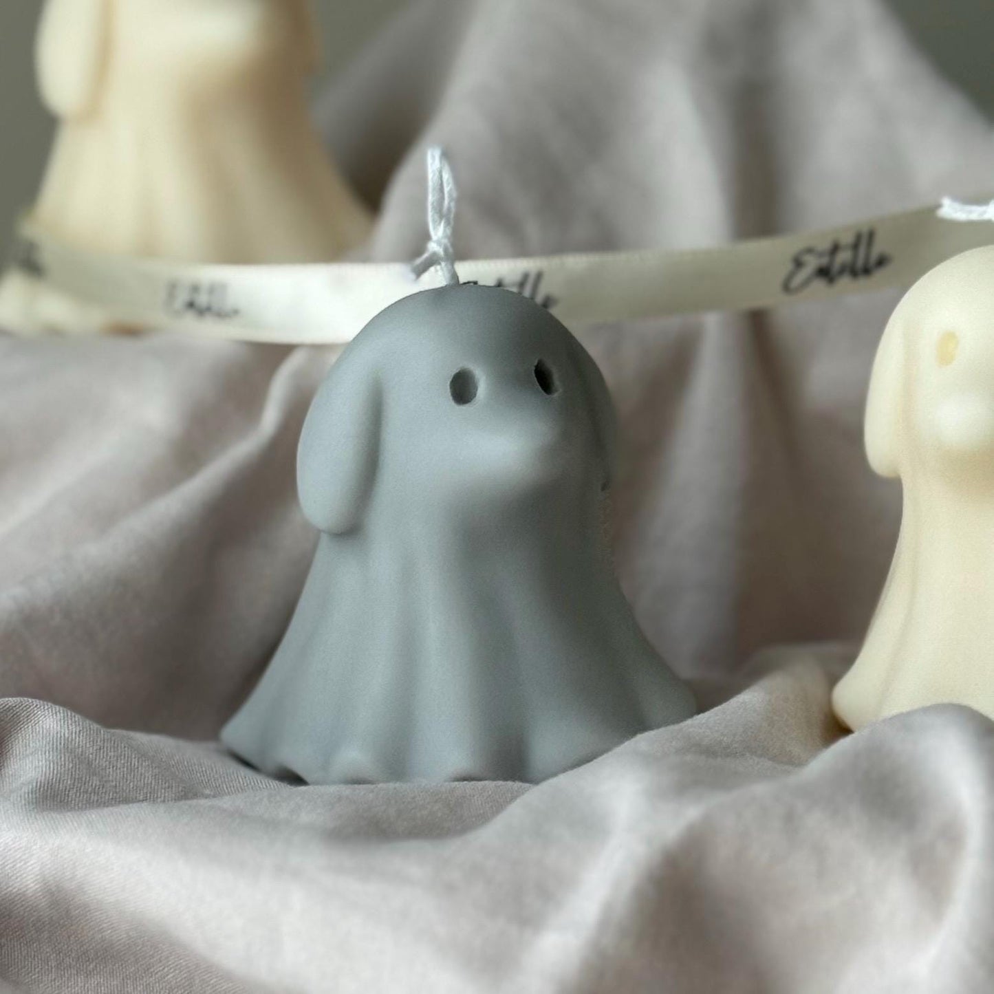 Cute Halloween Dog Ghost Candle - www.Shopthatapp.com