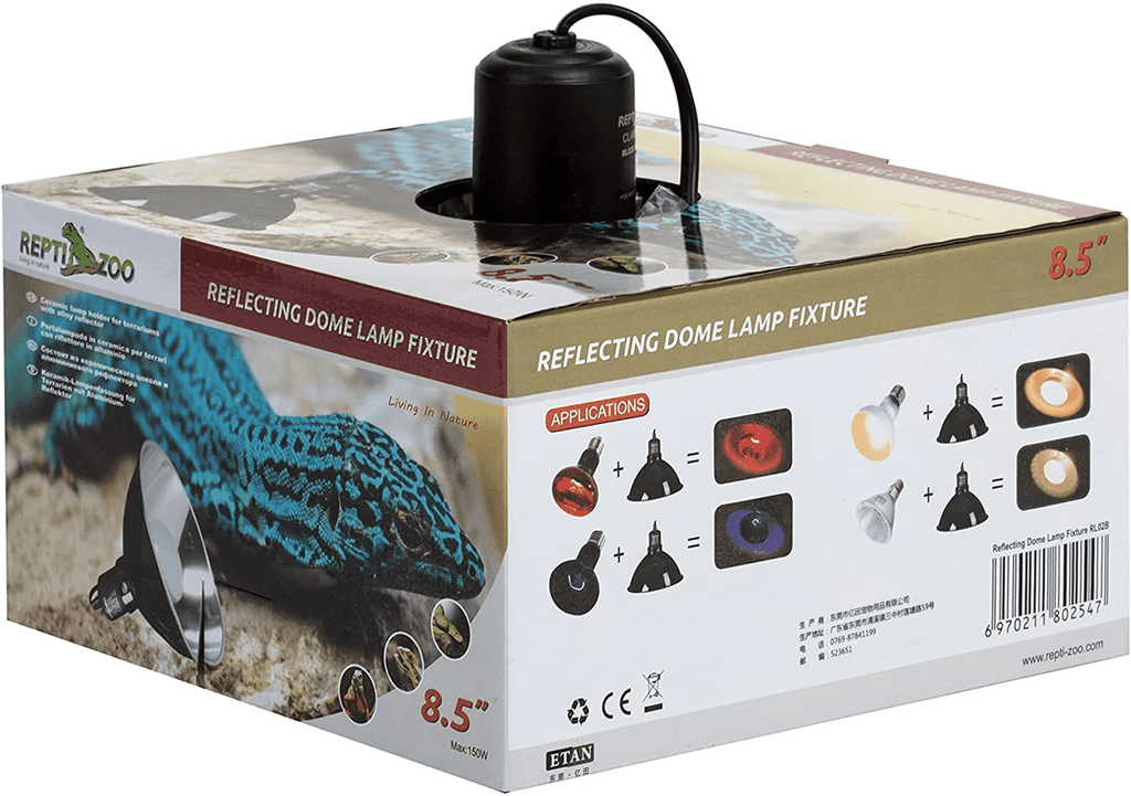 REPTIZOO Reflecting Dome Lamp Fixture - www.Shopthatapp.com