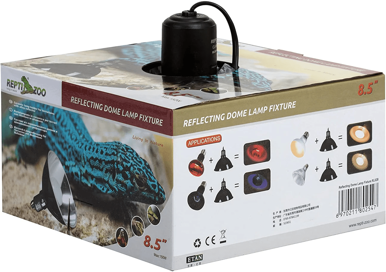 REPTIZOO Reflecting Dome Lamp Fixture - www.Shopthatapp.com