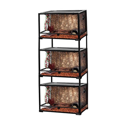 Terrariums démontables en verre et empilables pour reptiles REPTIZOO
