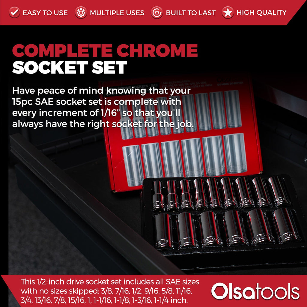 Chrome Socket Sets - www.Shopthatapp.com