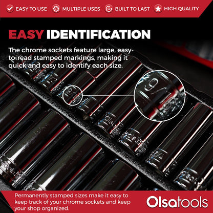 Chrome Socket Sets - www.Shopthatapp.com