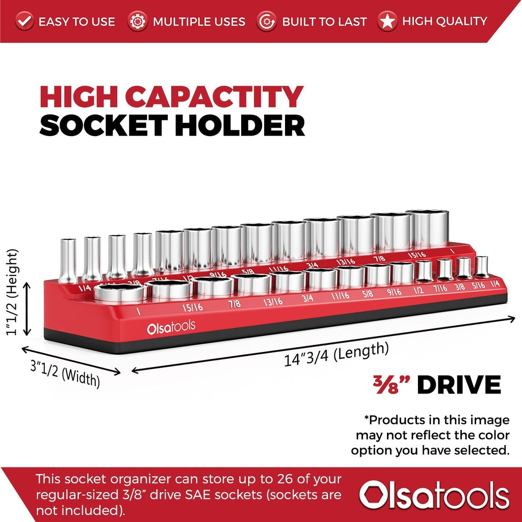 2-Row Magnetic Socket Holders