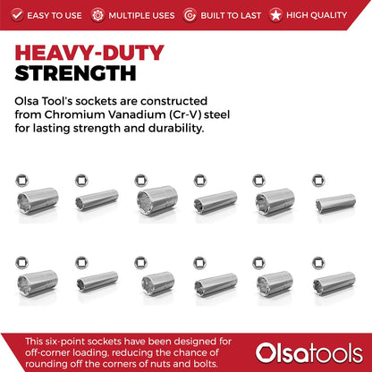 Chrome Socket Sets - www.Shopthatapp.com