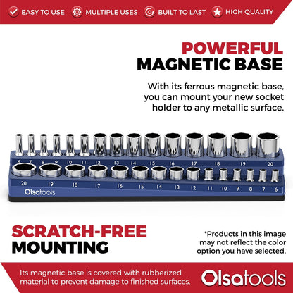 2-Row Magnetic Socket Holders