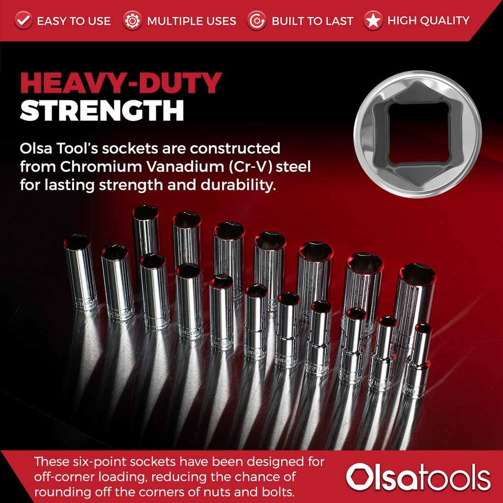 Chrome Socket Sets - www.Shopthatapp.com