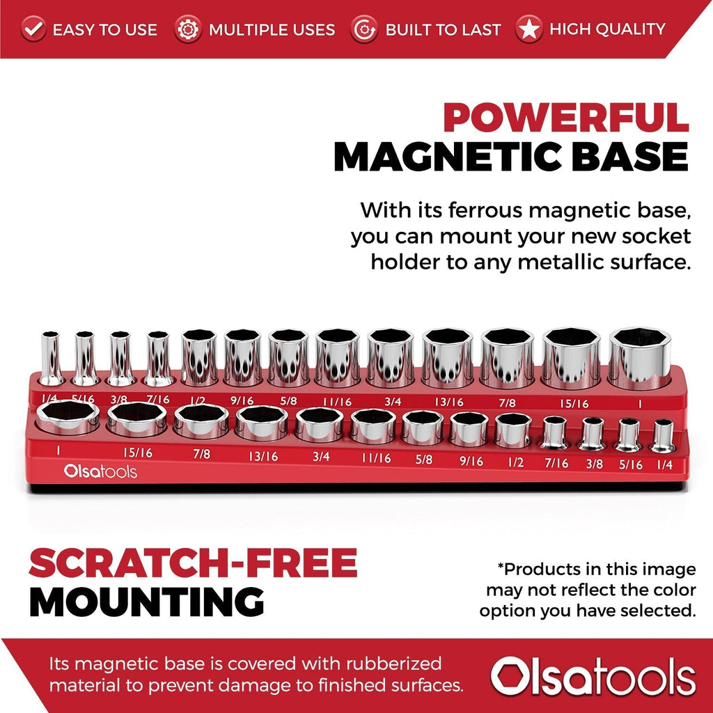 2-Row Magnetic Socket Holders