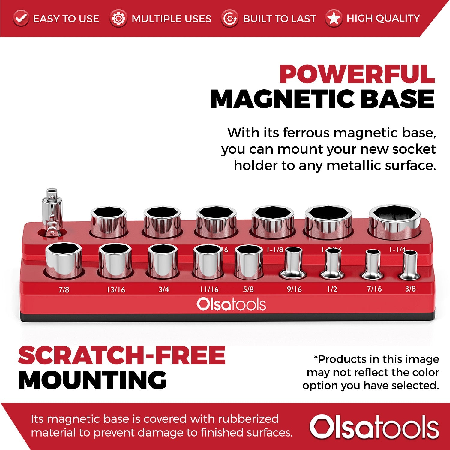 2-Row Magnetic Socket Holders