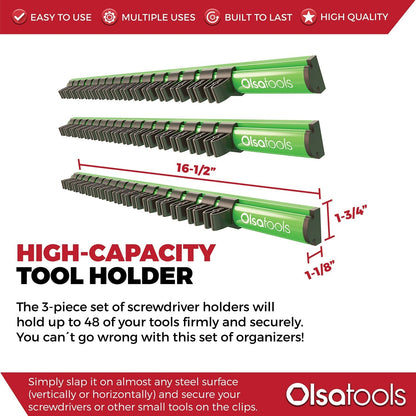 Magnetic Screwdriver Organizer - www.Shopthatapp.com