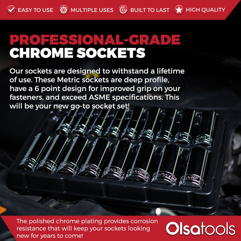 Chrome Socket Sets - www.Shopthatapp.com