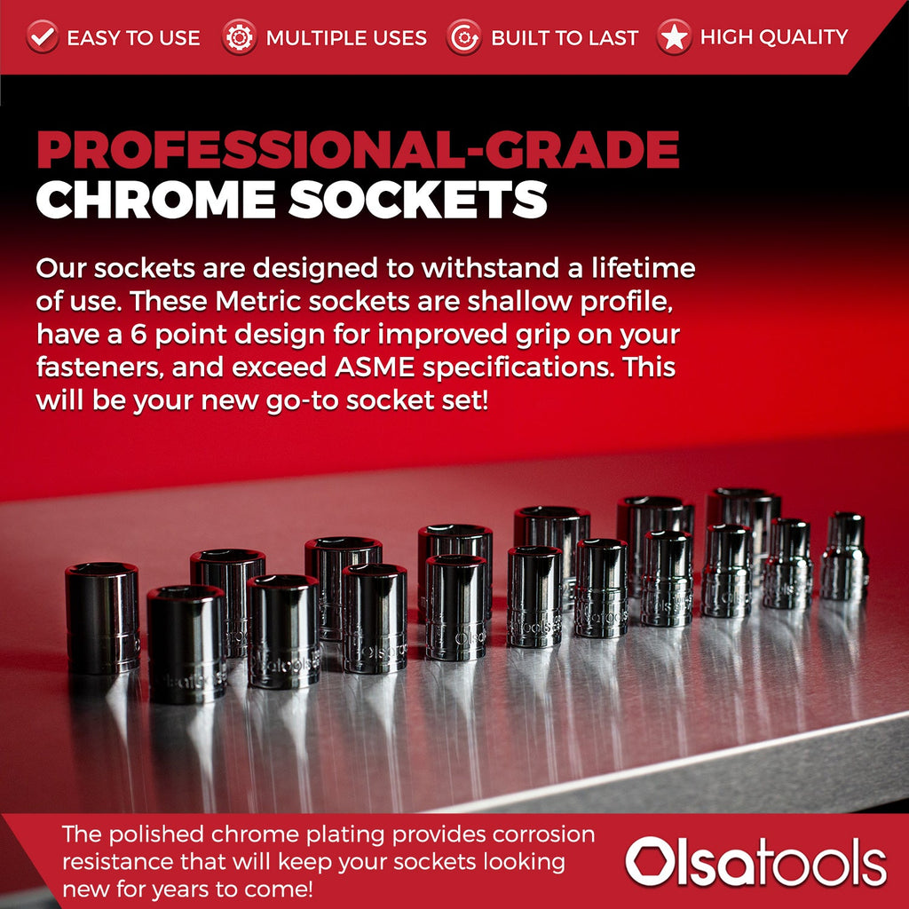 Chrome Socket Sets - www.Shopthatapp.com