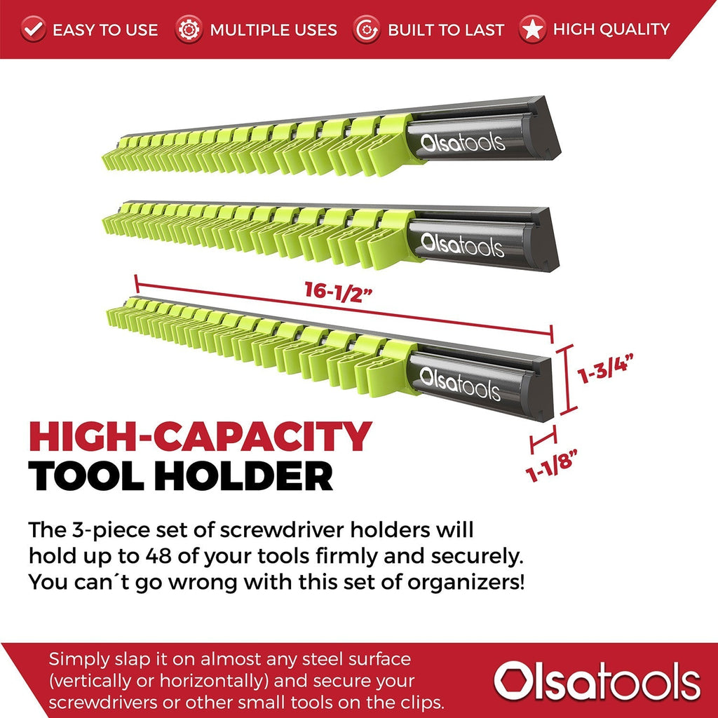 Magnetic Screwdriver Organizer