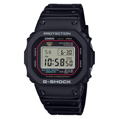 Montre CASIO G-Shock Digital série 5000 | DW-5000R-1ACR