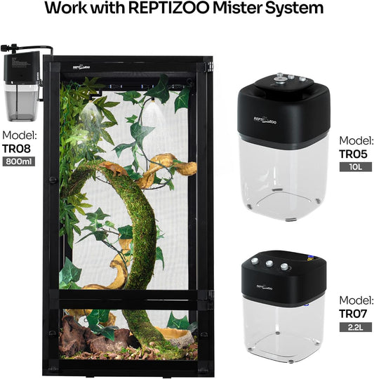 Reptizoo Mini brumisateur portable pour reptiles 0,8 L 800 ml #TR08