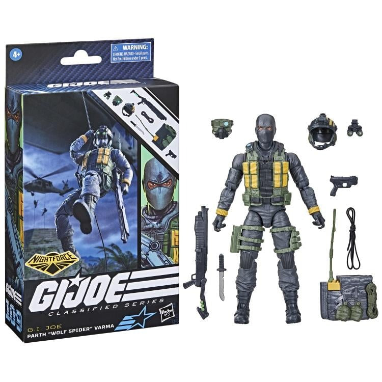 G.I. Joe Classified Series #109, Parth "Wolf Spider" Varma - www.Shopthatapp.com