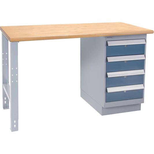 Industrial-Duty Workbench, 1000 lbs Cap., 72" W x 36" D, 34" H - www.Shopthatapp.com