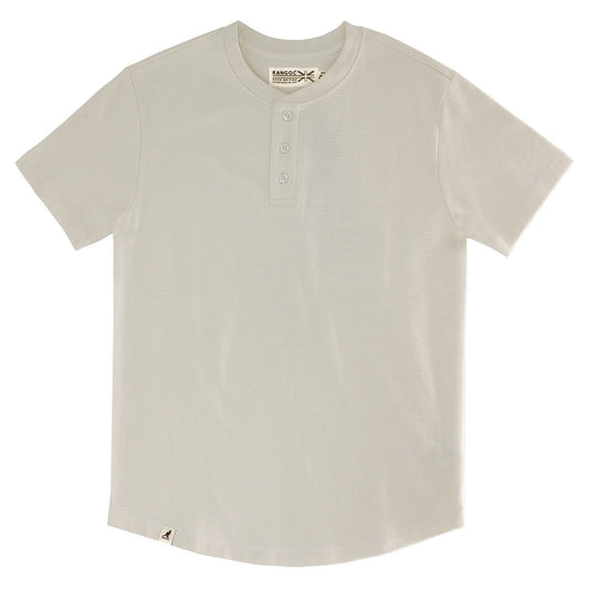 Kangol Fabricville Ottoman Short Sleeve Henley Tee - www.Shopthatapp.com