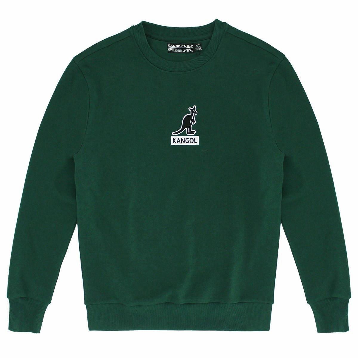 Kangol Logo Basics Popover Crewneck Fleece Sweatshirt - www.Shopthatapp.com