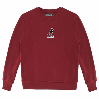 Kangol Logo Basics Popover Crewneck Fleece Sweatshirt - www.Shopthatapp.com