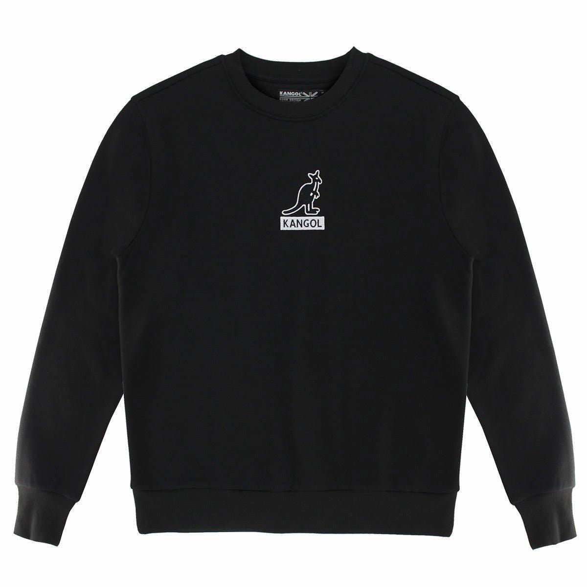 Kangol Logo Basics Popover Crewneck Fleece Sweatshirt - www.Shopthatapp.com