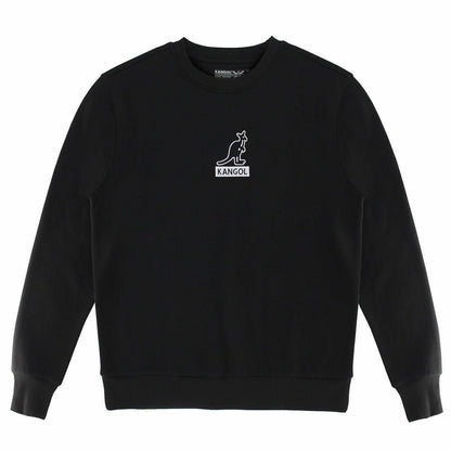 Kangol Logo Basics Popover Crewneck Fleece Sweatshirt - www.Shopthatapp.com