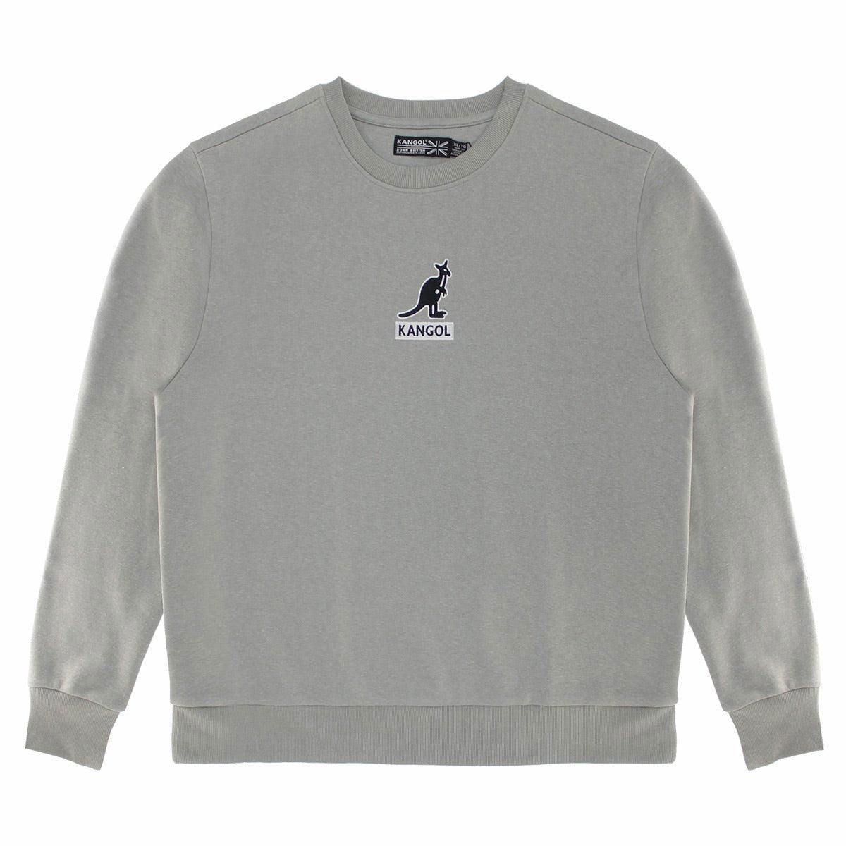 Kangol Logo Basics Popover Crewneck Fleece Sweatshirt - www.Shopthatapp.com