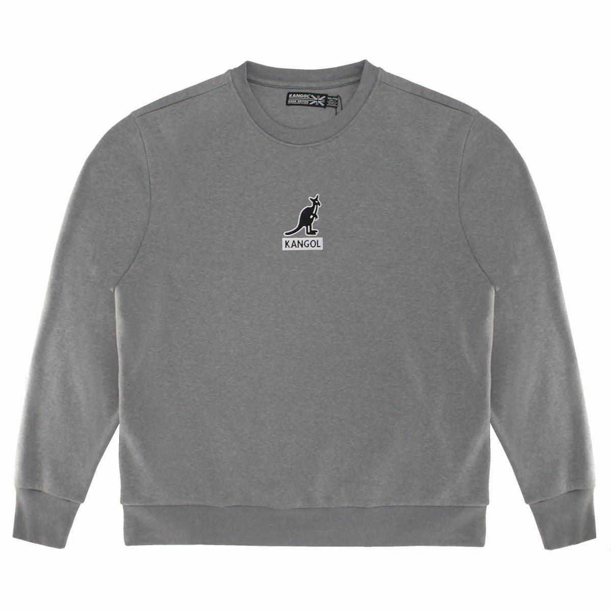 Kangol Logo Basics Popover Crewneck Fleece Sweatshirt - www.Shopthatapp.com