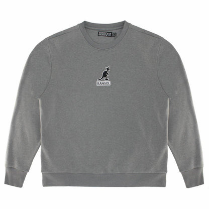 Kangol Logo Basics Popover Crewneck Fleece Sweatshirt - www.Shopthatapp.com