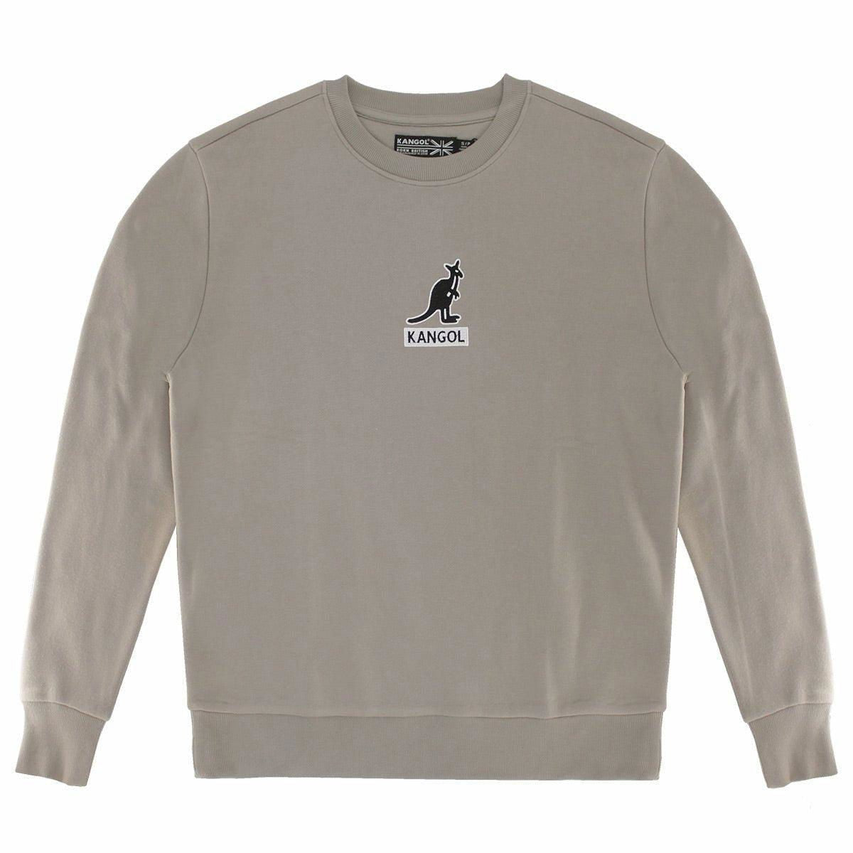 Kangol Logo Basics Popover Crewneck Fleece Sweatshirt - www.Shopthatapp.com