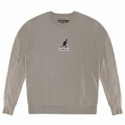 Kangol Logo Basics Popover Crewneck Fleece Sweatshirt - www.Shopthatapp.com
