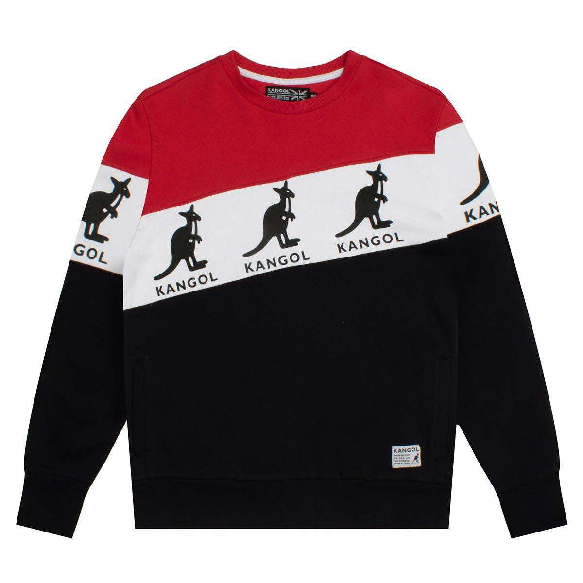 Kangol RBW Colorblock Fleece Popover - www.Shopthatapp.com