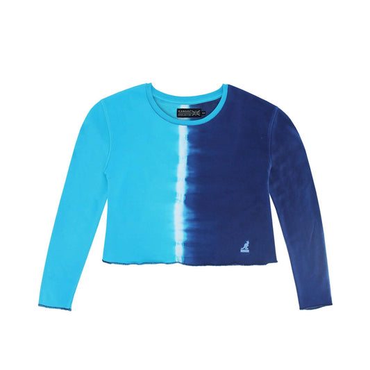 Kangol Tie Dye Long Sleeve Crop - www.Shopthatapp.com