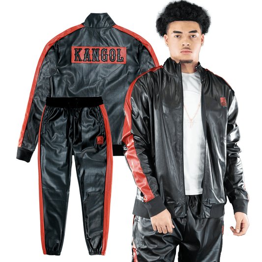 Kangol Vegan Leather Jacket - www.Shopthatapp.com