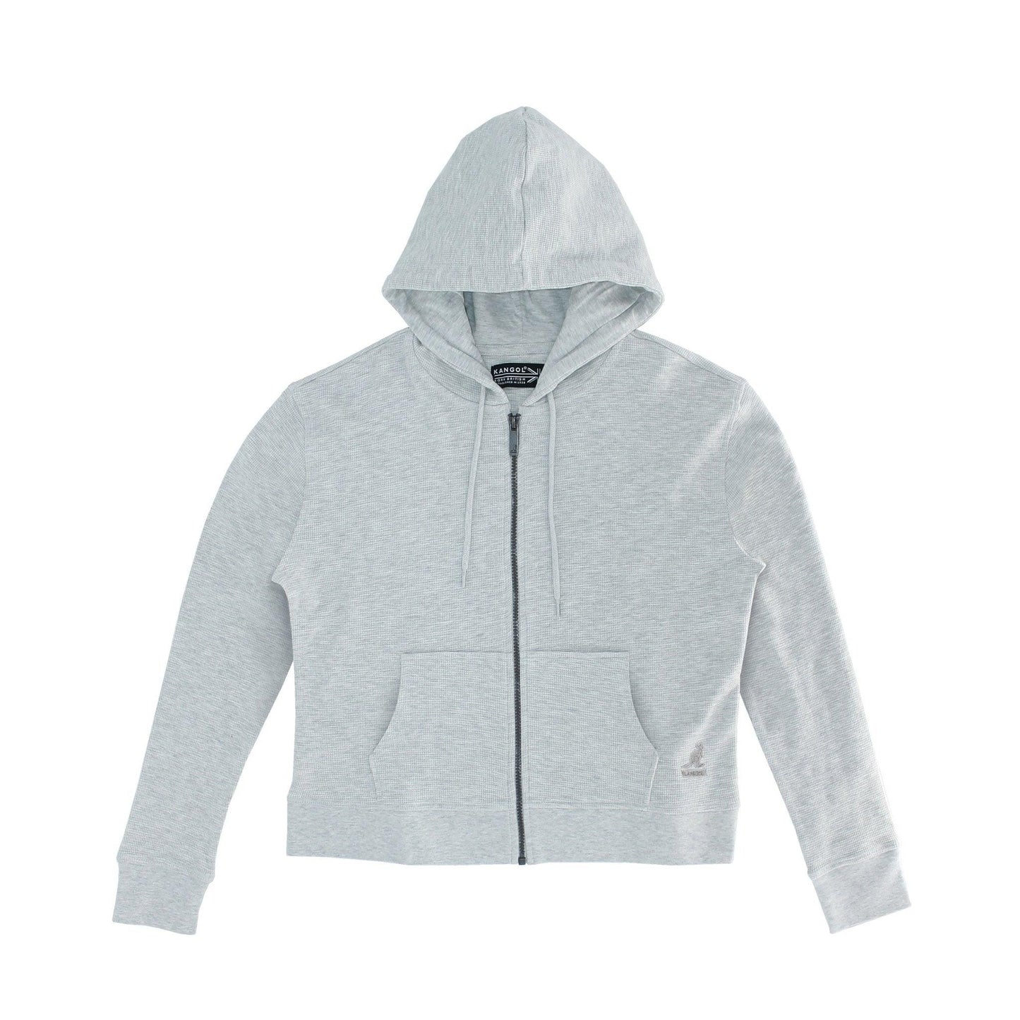 Kangol Women's Waffle Full Zip Hoodie - www.Shopthatapp.com