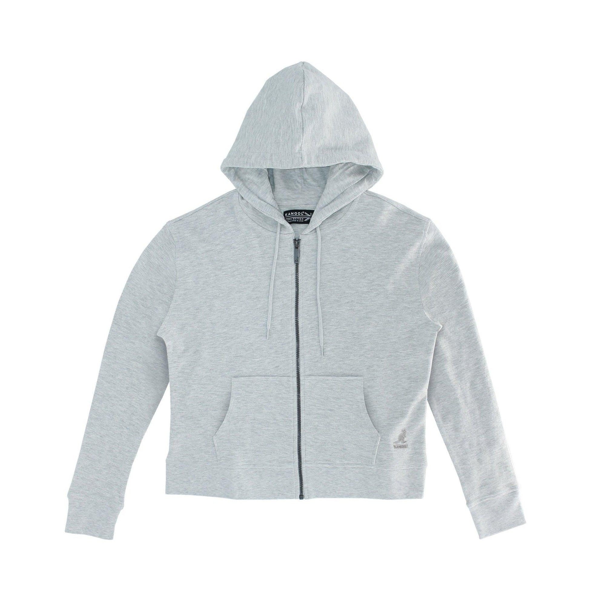 Kangol Women's Waffle Full Zip Hoodie - www.Shopthatapp.com