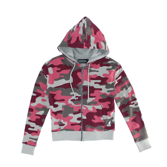 Kangol Women's Waffle Full Zip Hoodie - www.Shopthatapp.com