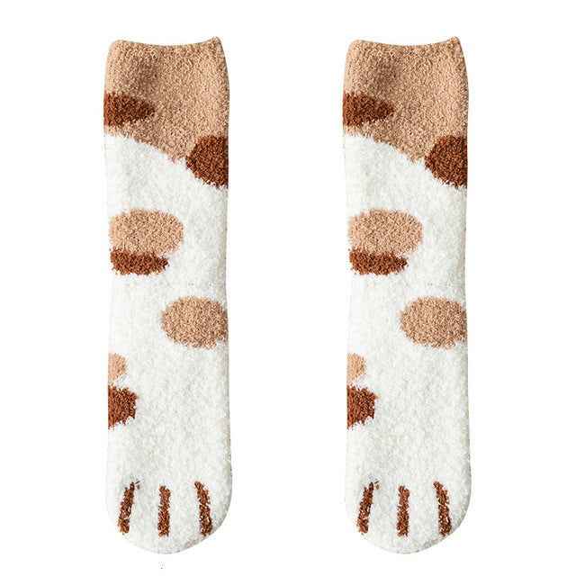 PetWithMe Kawaii Cat Paw Socks for Cozy Comfort