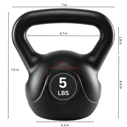 Kettlebells – 5 Pfund bis 60 Pfund