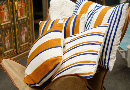Stripe Cushion 45X60Cm, 3 Assorted - www.Shopthatapp.com