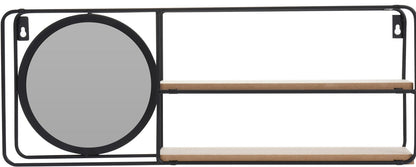 Wall Rack Metal With 2 Mdf Shelves, Max. Load 5Kg - www.Shopthatapp.com
