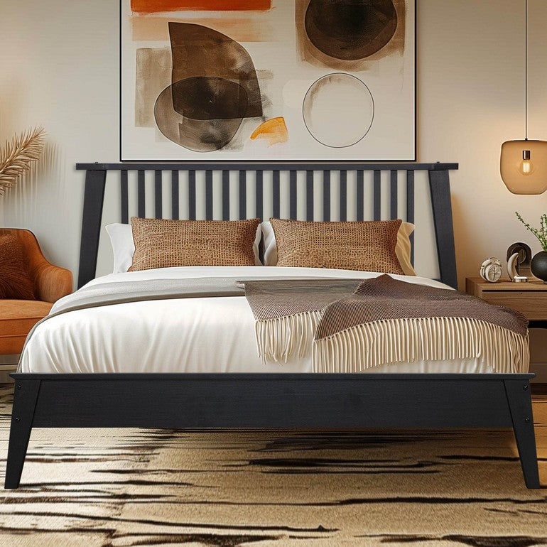 Kaylin Solid Wood Bed Frame - www.Shopthatapp.com