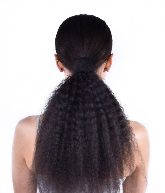 Kinky Blowout Straight - Wraparound Ponytail - www.Shopthatapp.com