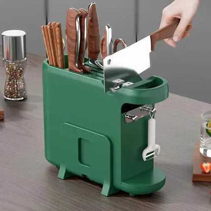 Kitchen Knife Rack Storage Rack Dish Chopsticks Chopping Board Pot Cover - www.Shopthatapp.com